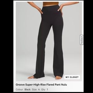 Lululemon Groove Flared Pants